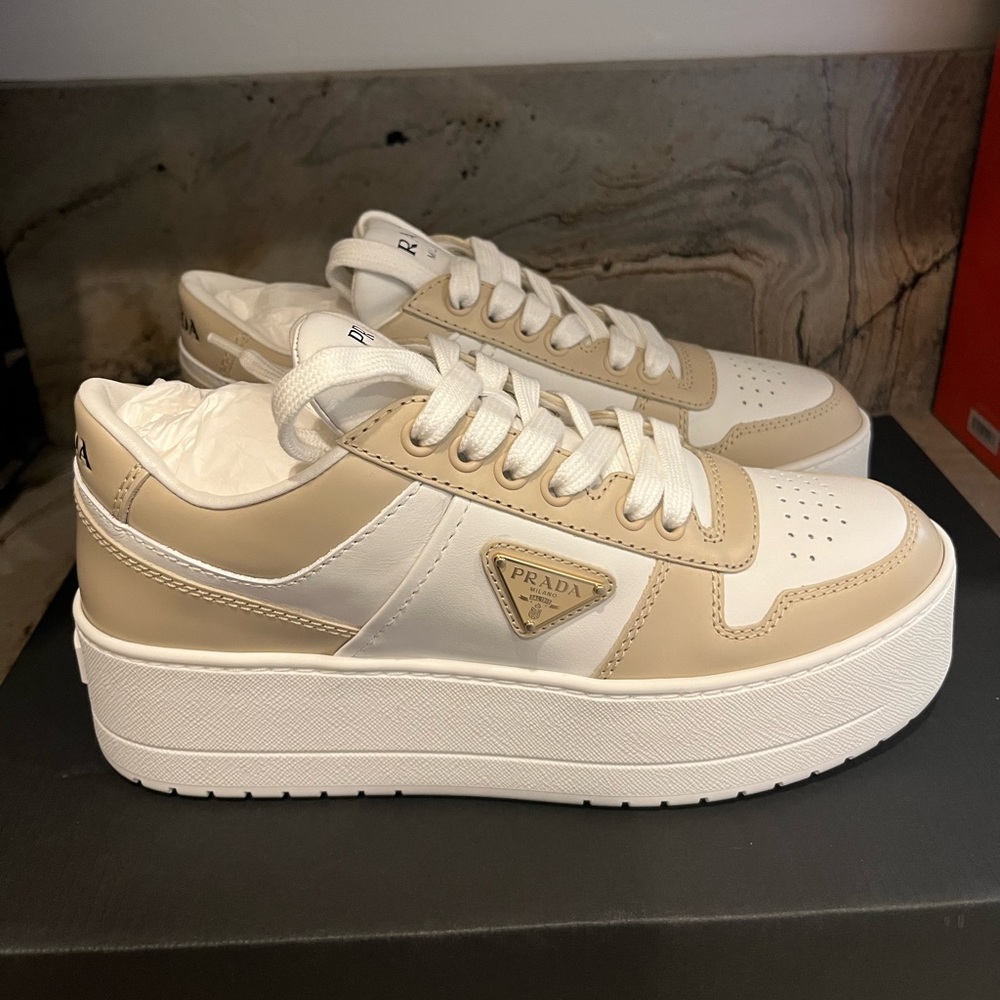 NEW Prada platform sneakers